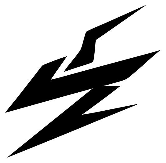 Razor Split Triple Bolt Energy Badge