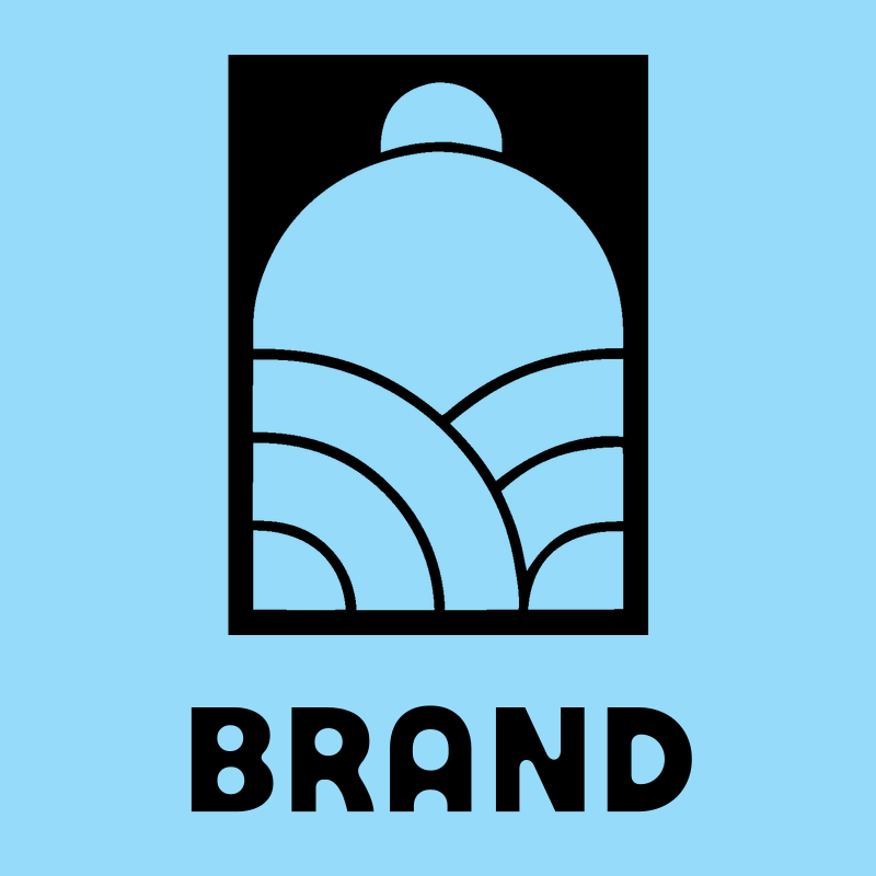 Bold Geometric Curved Genie Lamp Mark preview