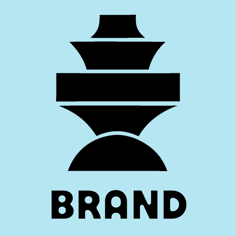 Stacked Tiered Genie Lamp Silhouette Badge preview