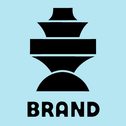 Stacked Tiered Genie Lamp Silhouette Badge preview
