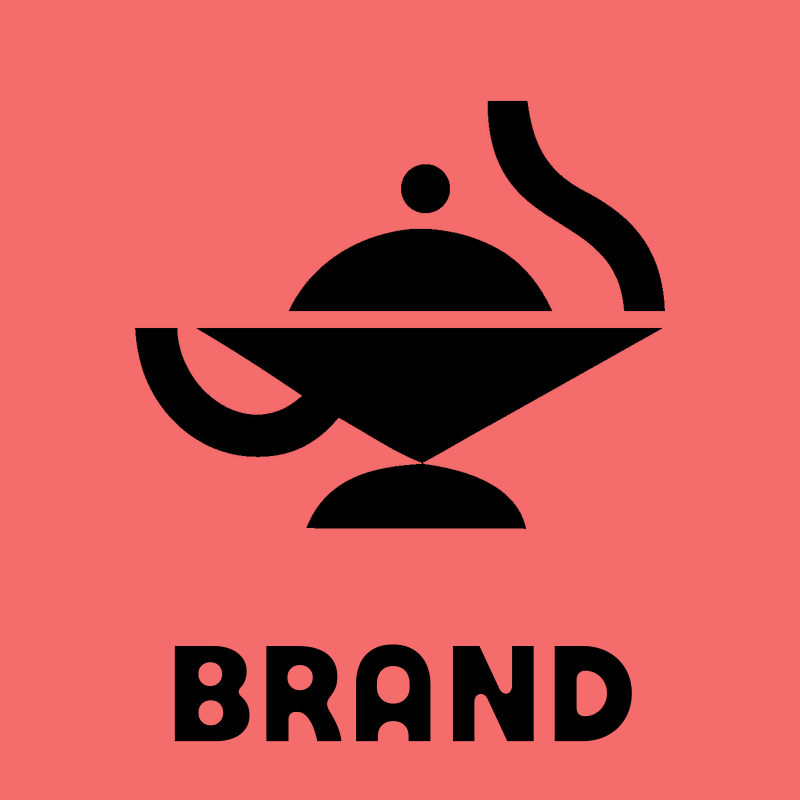 Bold Flat Aladdin Oil Lamp Icon preview