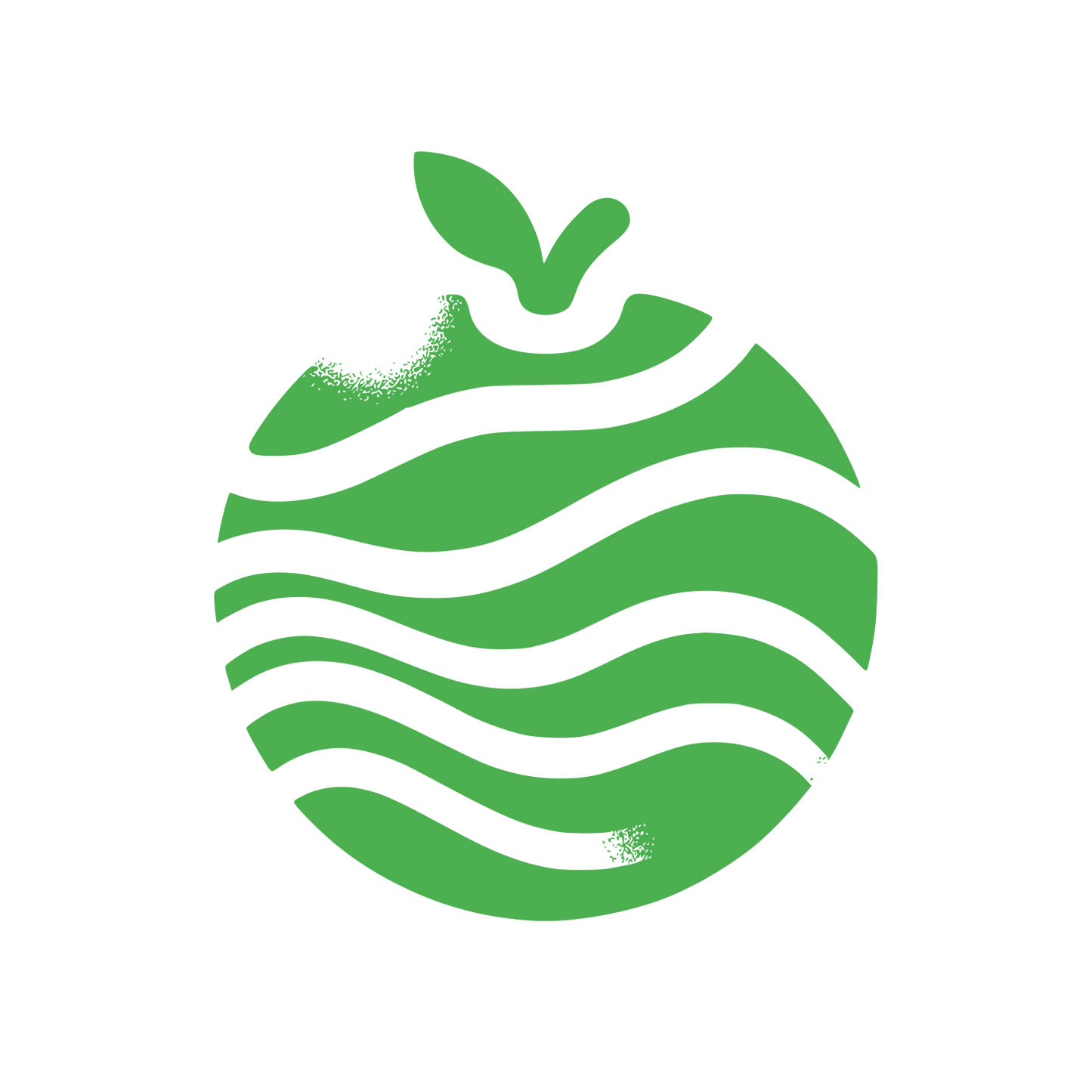 Abstract Apple Logo #4CAF50