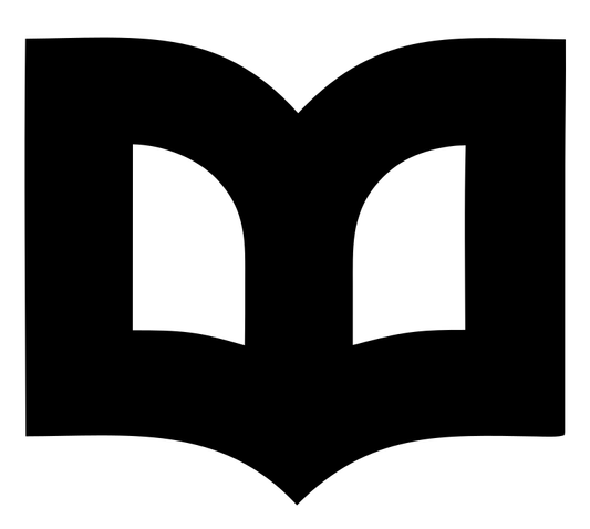Solid Open Spread Spell Book Mark