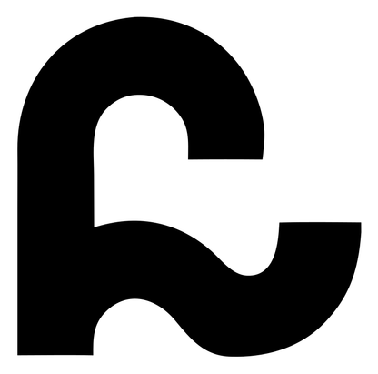 Bold Interlocking Cursive Rune Letter Mark