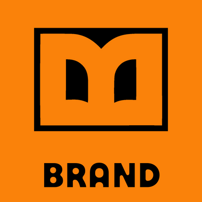 Negative Space Open Book Rectangle Badge preview