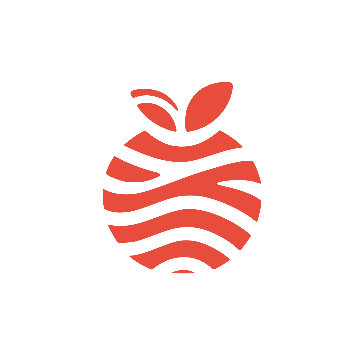 Apple Logo #E74C3C