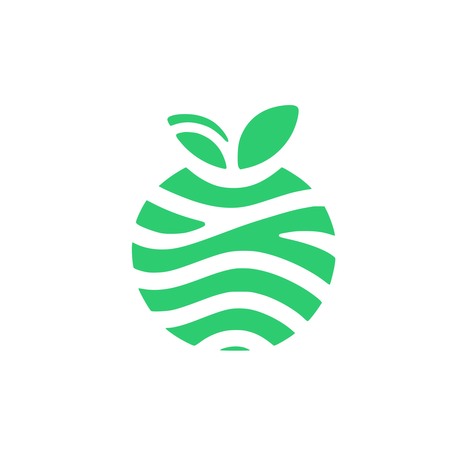 Apple Logo #2ECC71