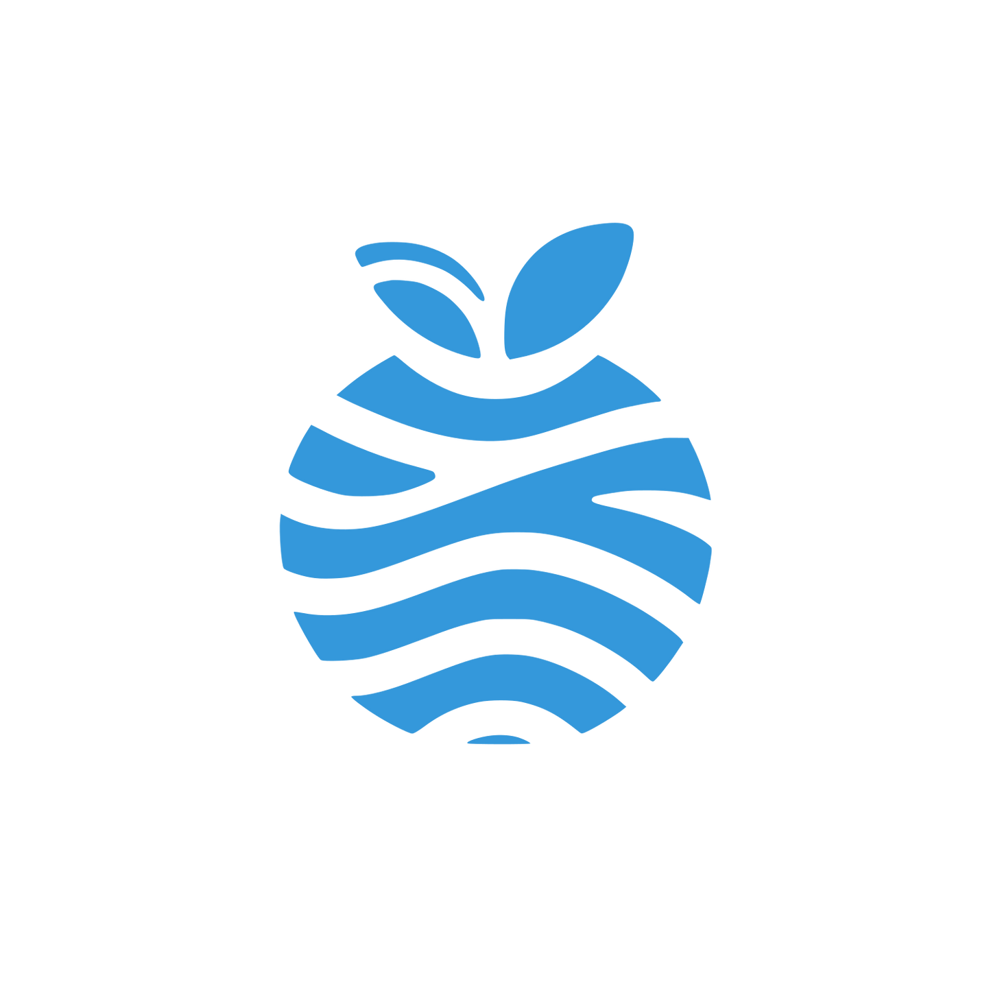 Apple Logo #3498DB