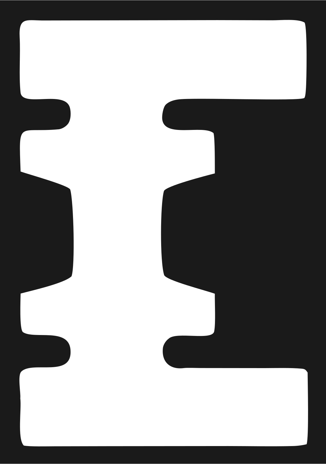 Bold Crab Silhouette Mark #1a1a1a/#ffffff