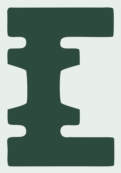 Bold Crab Silhouette Mark #e8efe9/#2d4a3e