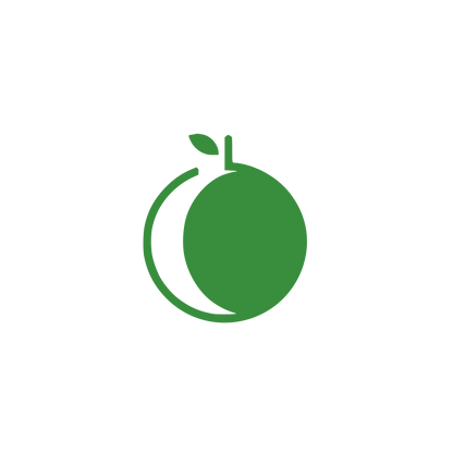 Apple Fruit Logo #388E3C