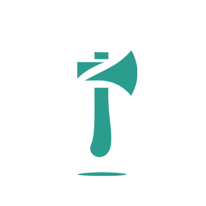 Axe Silhouette Logo #2A9D8F