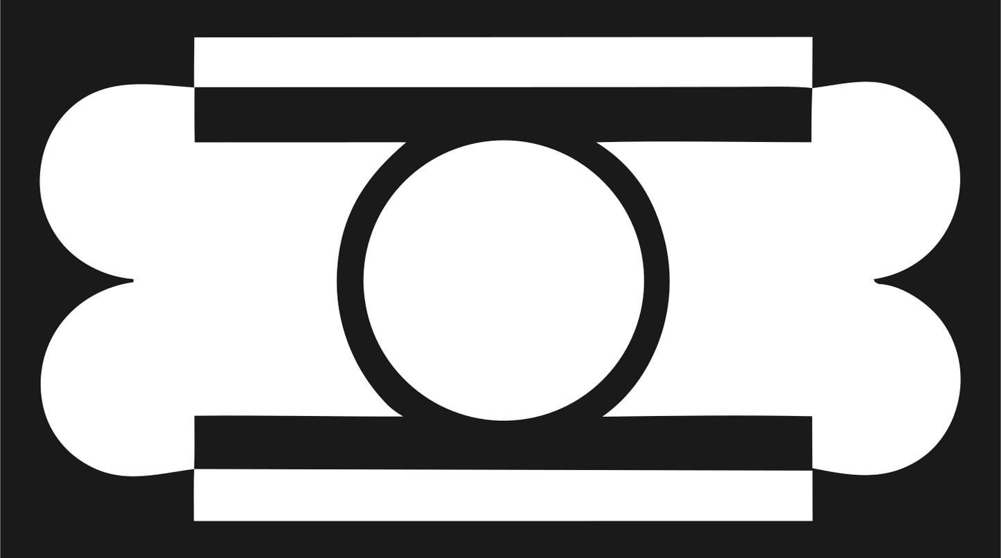 Virgo Zodiac Bold Emblem #1a1a1a/#ffffff