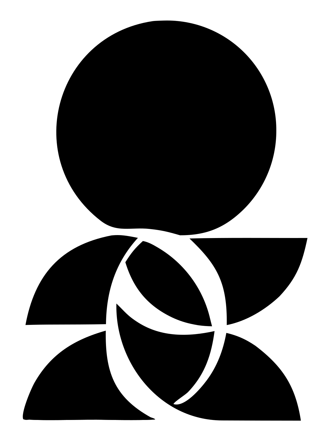 Libra Balance Scale Mark #ffffff/#000000