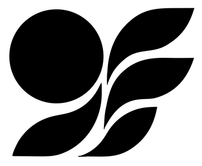 Botanical Libra Plant Icon #ffffff/#000000