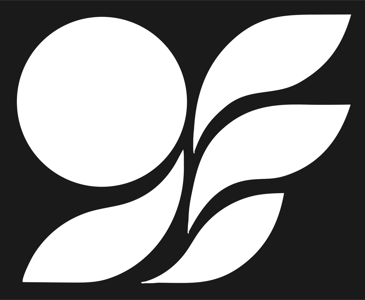 Botanical Libra Plant Icon #1a1a1a/#ffffff