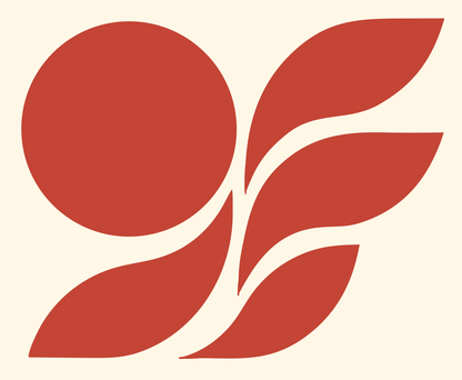 Botanical Libra Plant Icon #fff8e7/#c44536