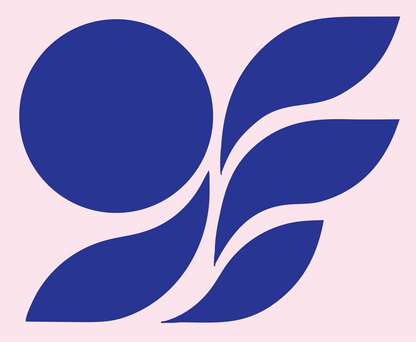 Botanical Libra Plant Icon #fce4ec/#283593