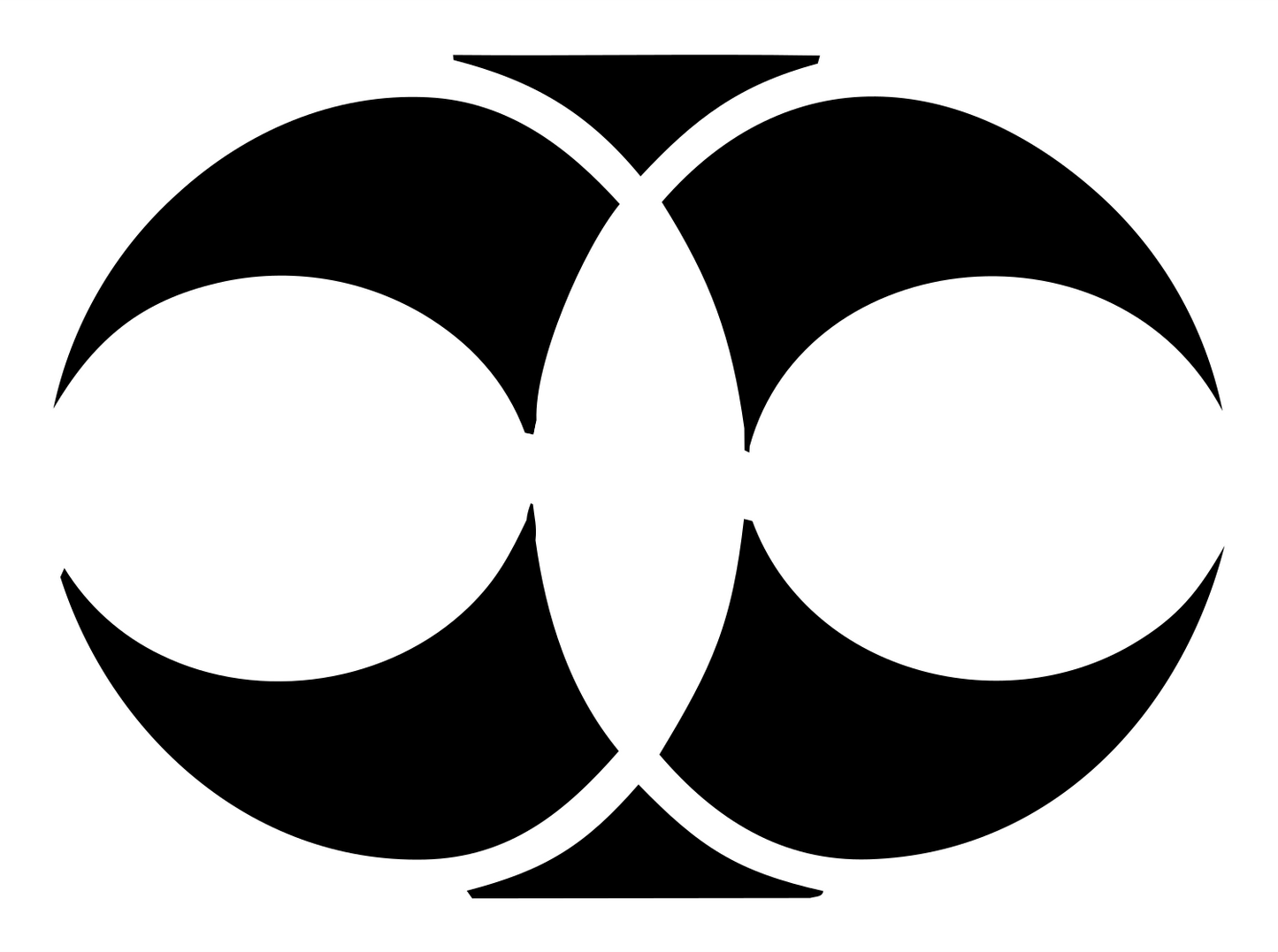 Swiss Libra Circles Logo #ffffff/#000000