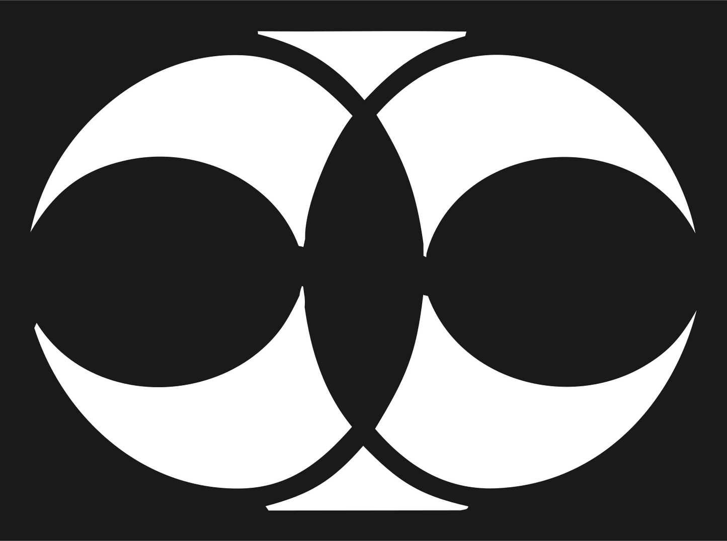 Swiss Libra Circles Logo #1a1a1a/#ffffff