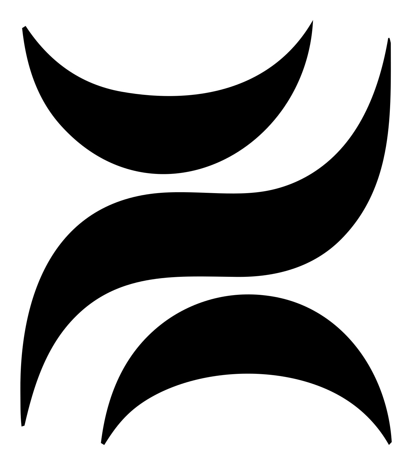 Swiss Libra Crescent Mark #ffffff/#000000
