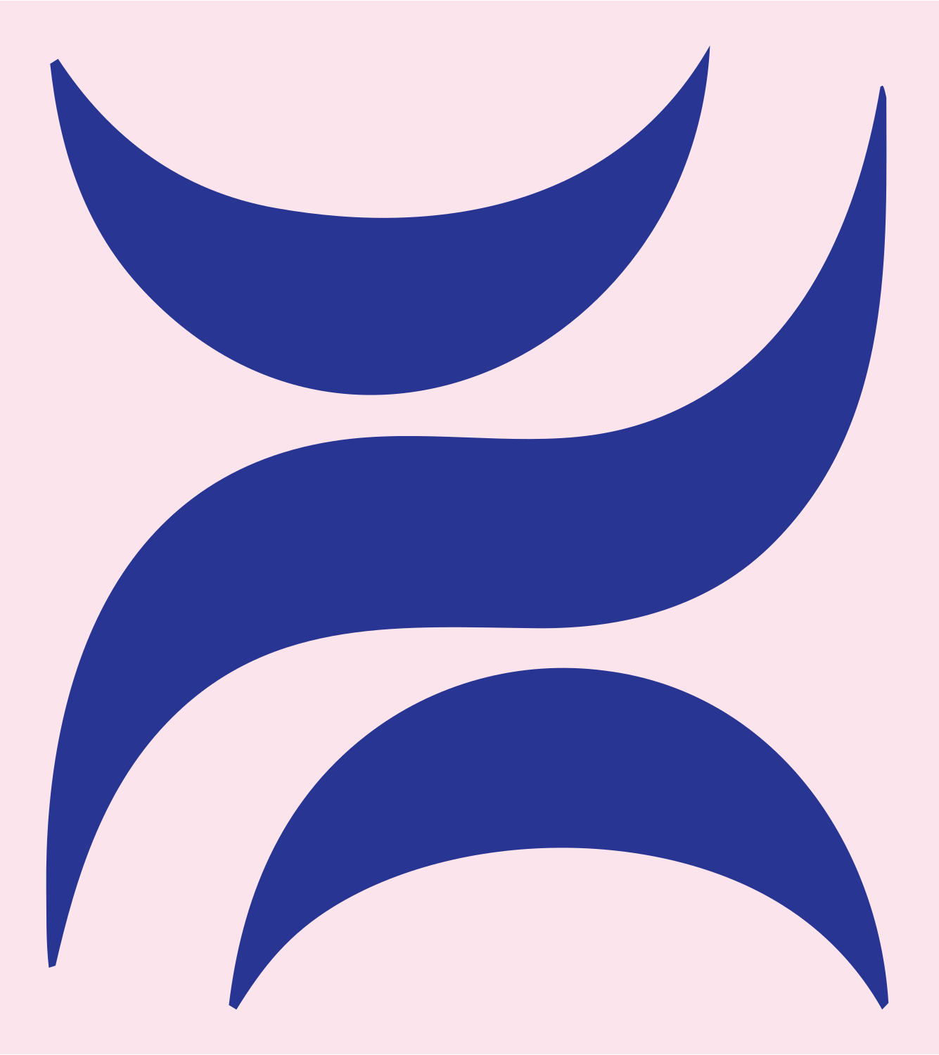 Swiss Libra Crescent Mark #fce4ec/#283593