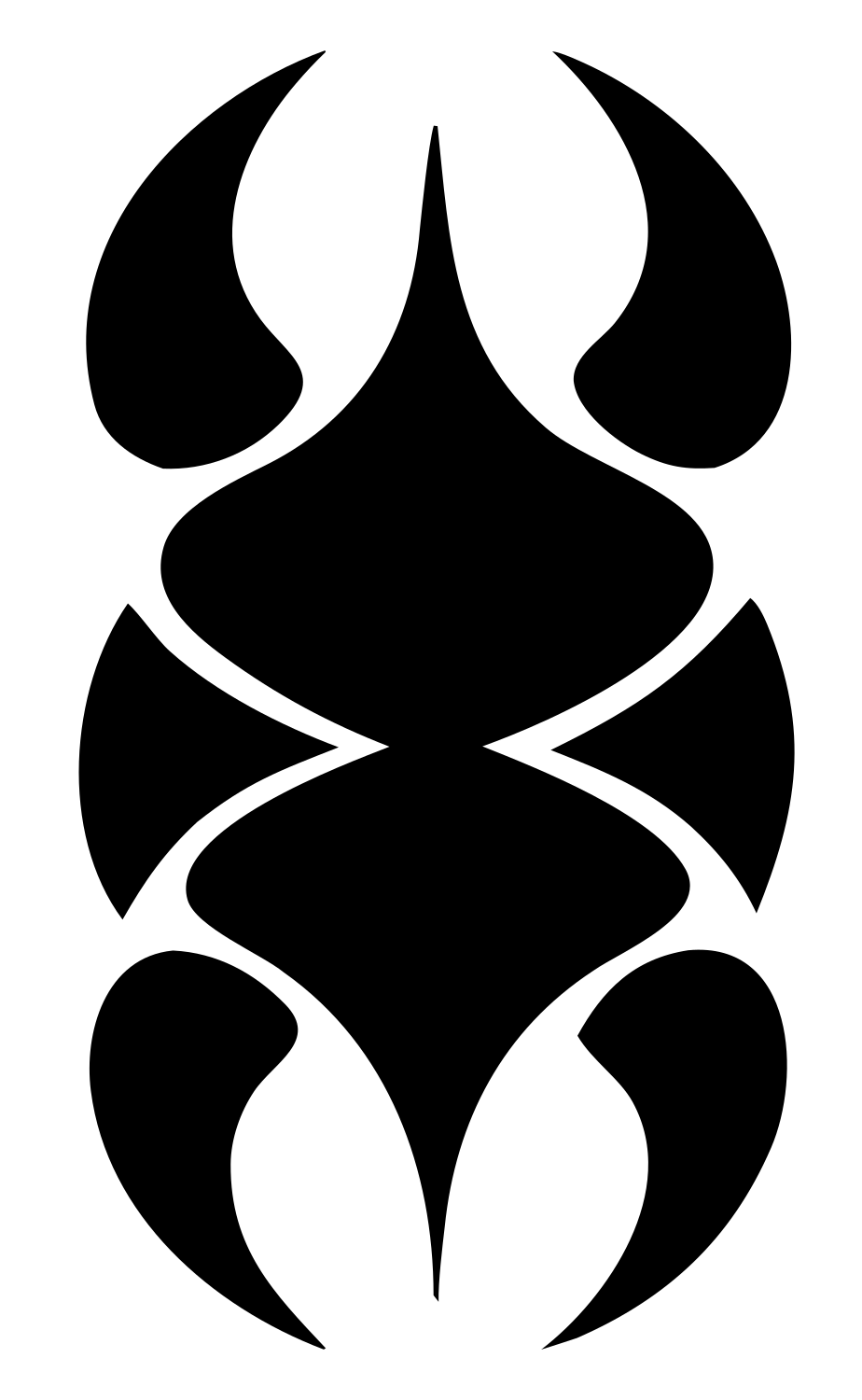 Pictogram Scorpion Body Mark #ffffff/#000000