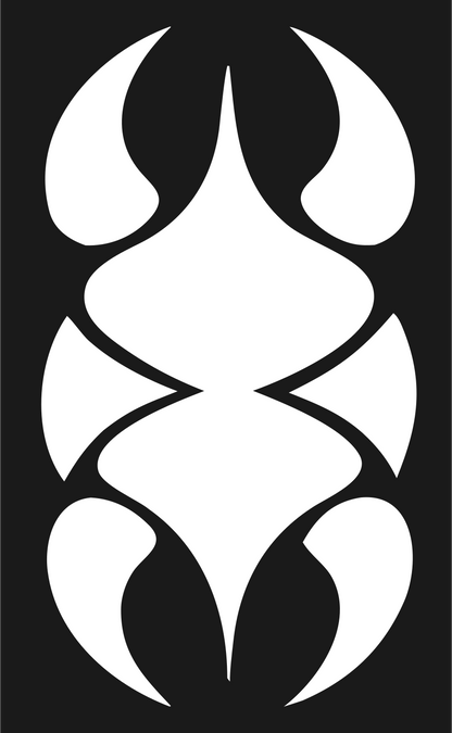 Pictogram Scorpion Body Mark #1a1a1a/#ffffff