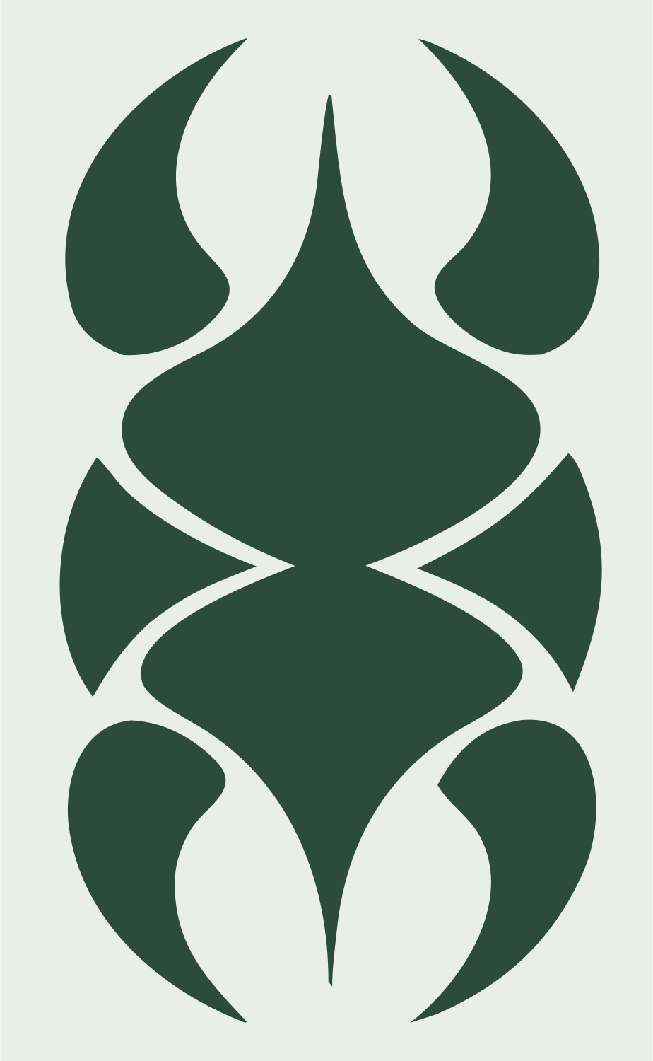 Pictogram Scorpion Body Mark #e8efe9/#2d4a3e
