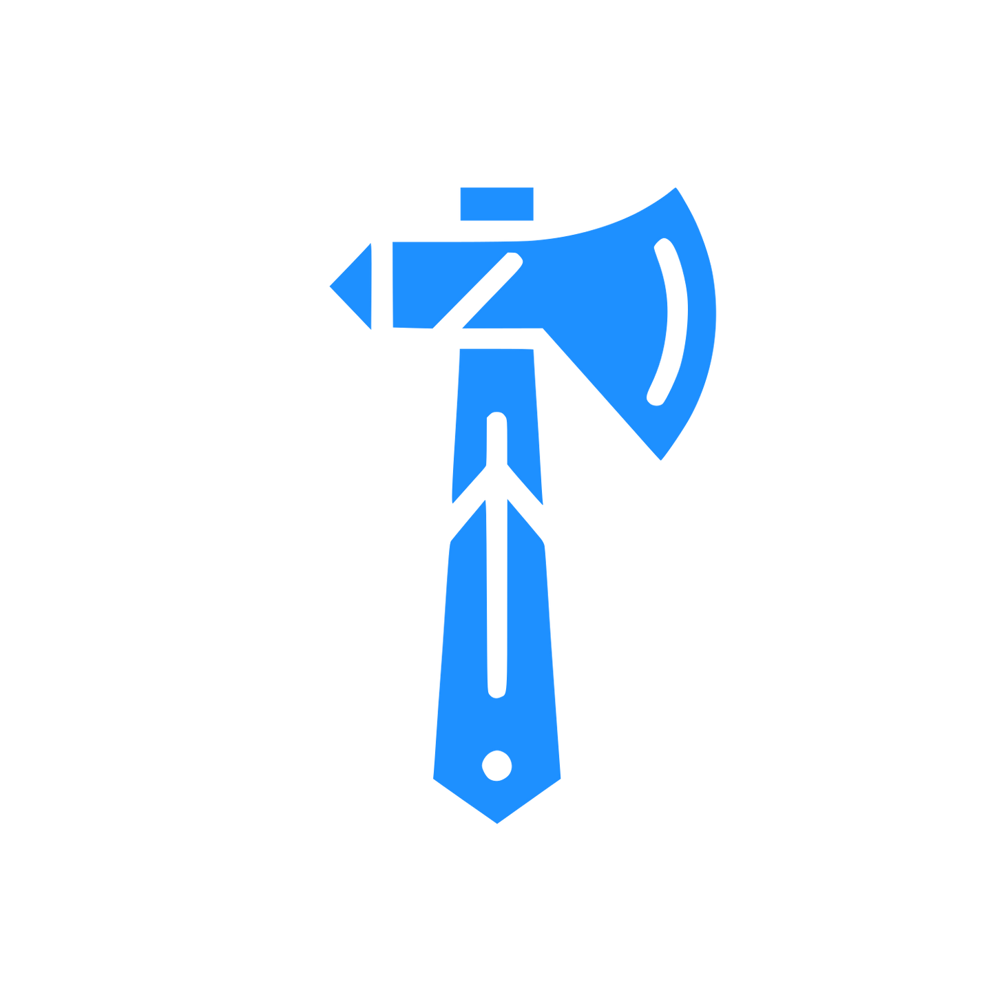 Tool Themed Logo #1E90FF