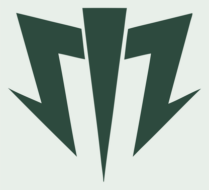 Triple Arrow Sagittarius Emblem #e8efe9/#2d4a3e