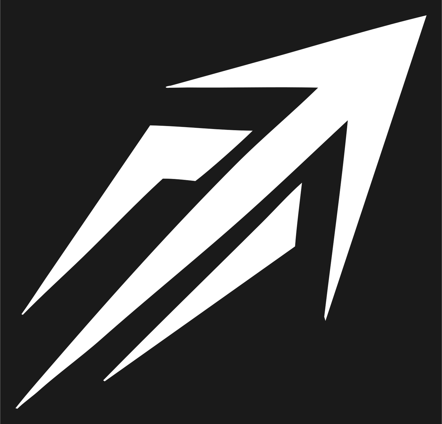 Sagittarius Arrow Logo #1a1a1a/#ffffff