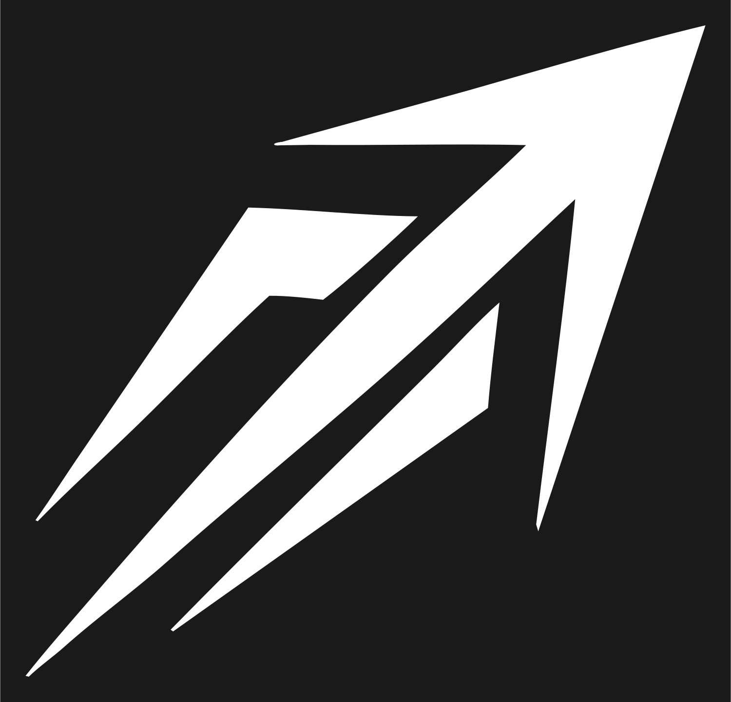 Sagittarius Arrow Logo #1a1a1a/#ffffff