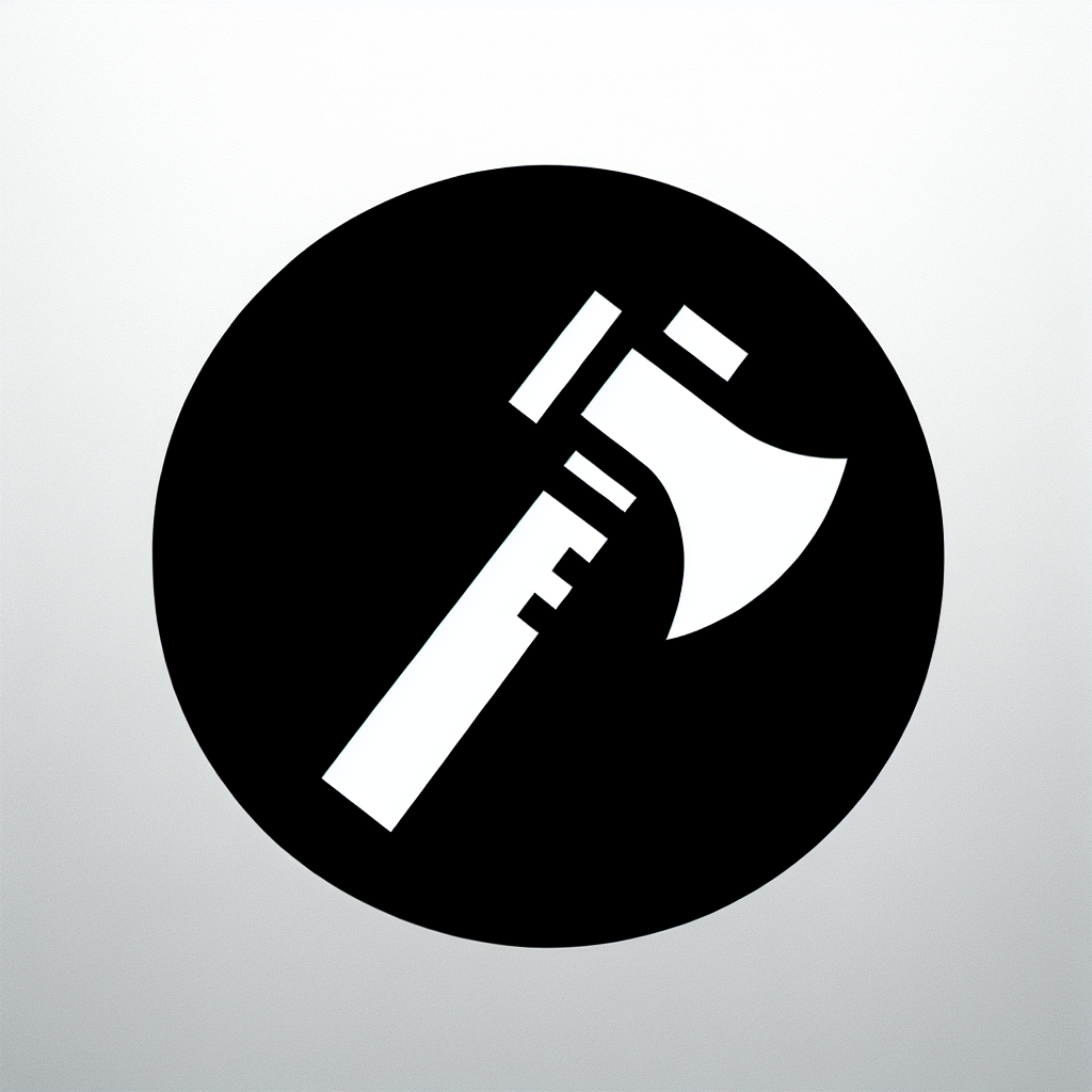 Axe Tool Emblem