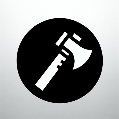 Axe Tool Emblem