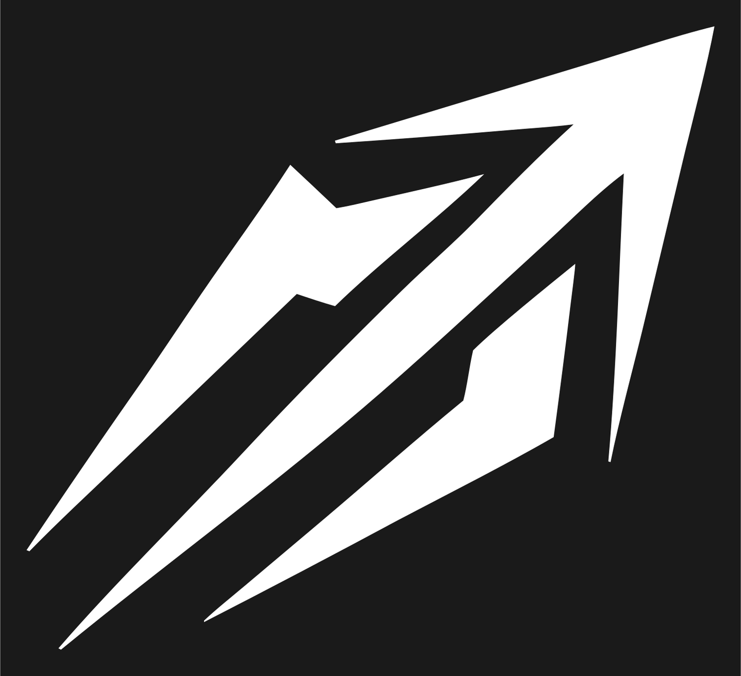 Razor Claw Arrow Logo #1a1a1a/#ffffff