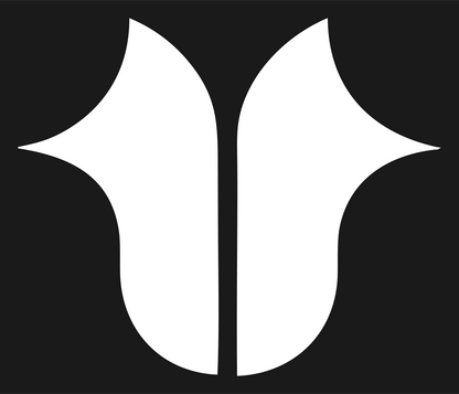 Split Capricorn Tulip Mark #1a1a1a/#ffffff