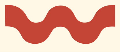 Bold Wave Band Logo #fff8e7/#c44536