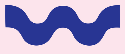 Bold Wave Band Logo #fce4ec/#283593
