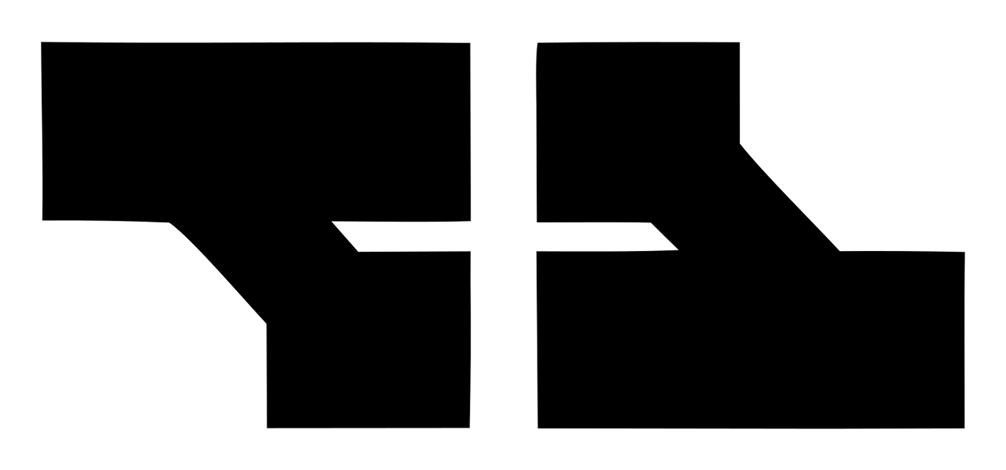 Angular Water Bearer Crest #ffffff/#000000