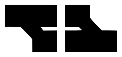 Angular Water Bearer Crest #ffffff/#000000