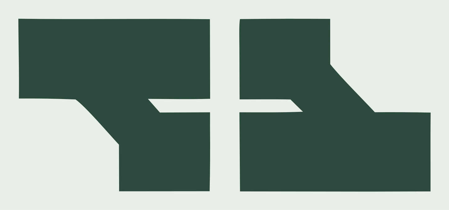 Angular Water Bearer Crest #e8efe9/#2d4a3e