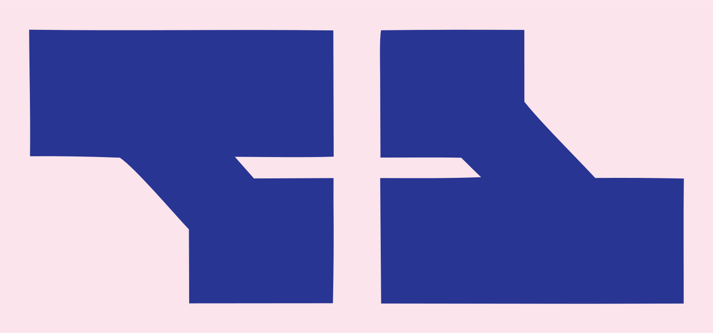 Angular Water Bearer Crest #fce4ec/#283593