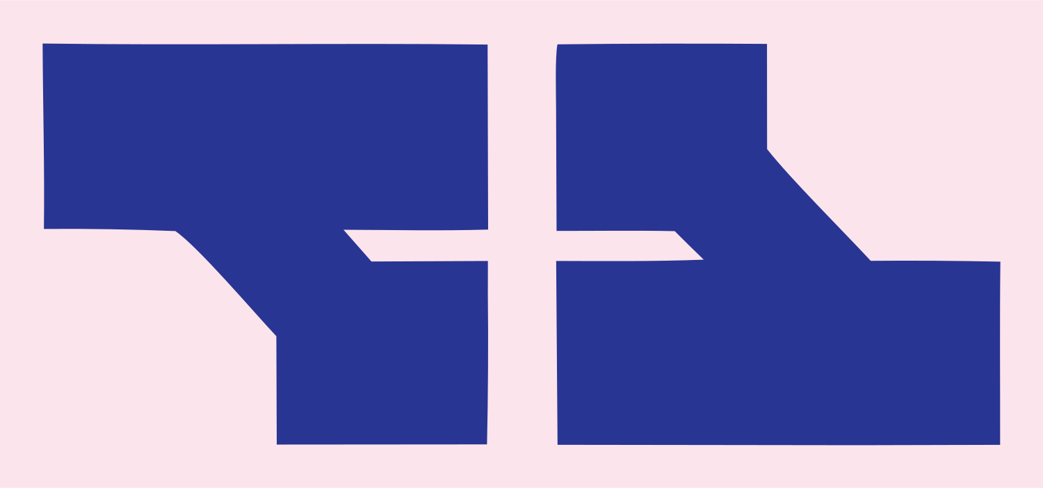 Angular Water Bearer Crest #fce4ec/#283593