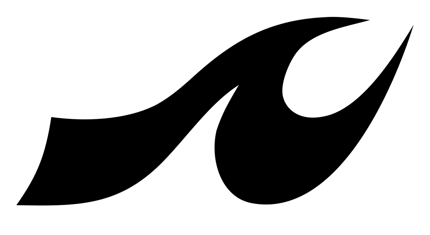 Bold Ocean Wave Crest #ffffff/#000000