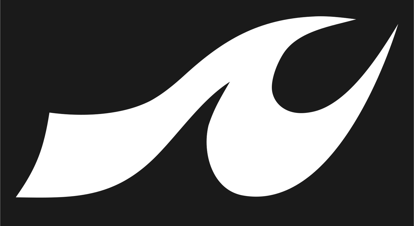 Bold Ocean Wave Crest #1a1a1a/#ffffff