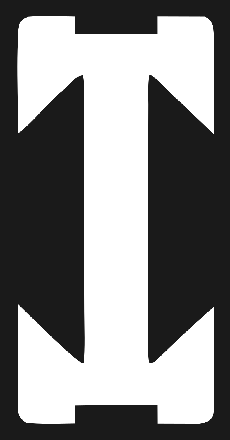 Baseball Bat Bold Crest #1a1a1a/#ffffff