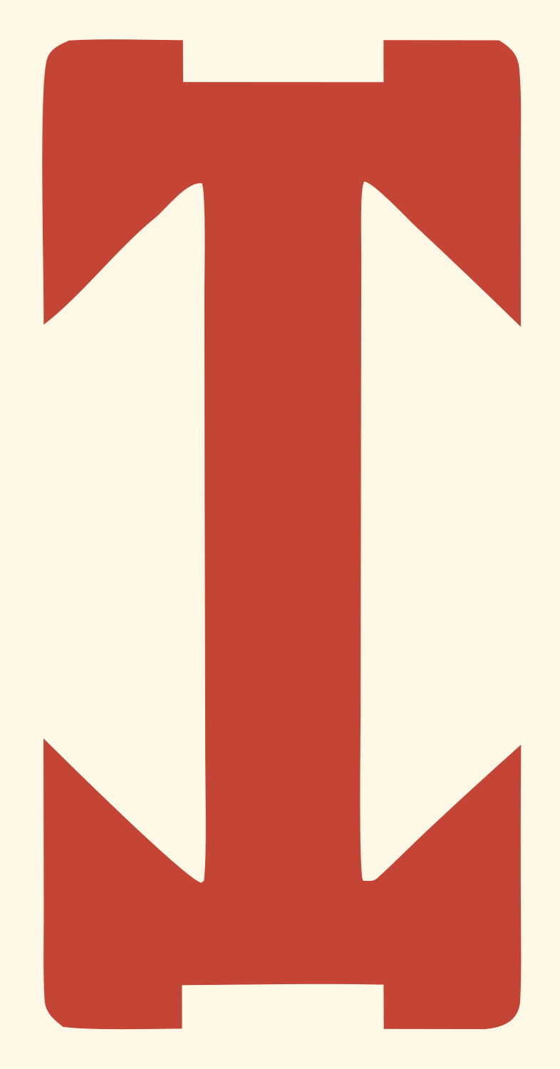 Baseball Bat Bold Crest #fff8e7/#c44536