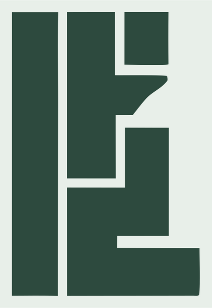Heavy Baseball Bat Logo #e8efe9/#2d4a3e
