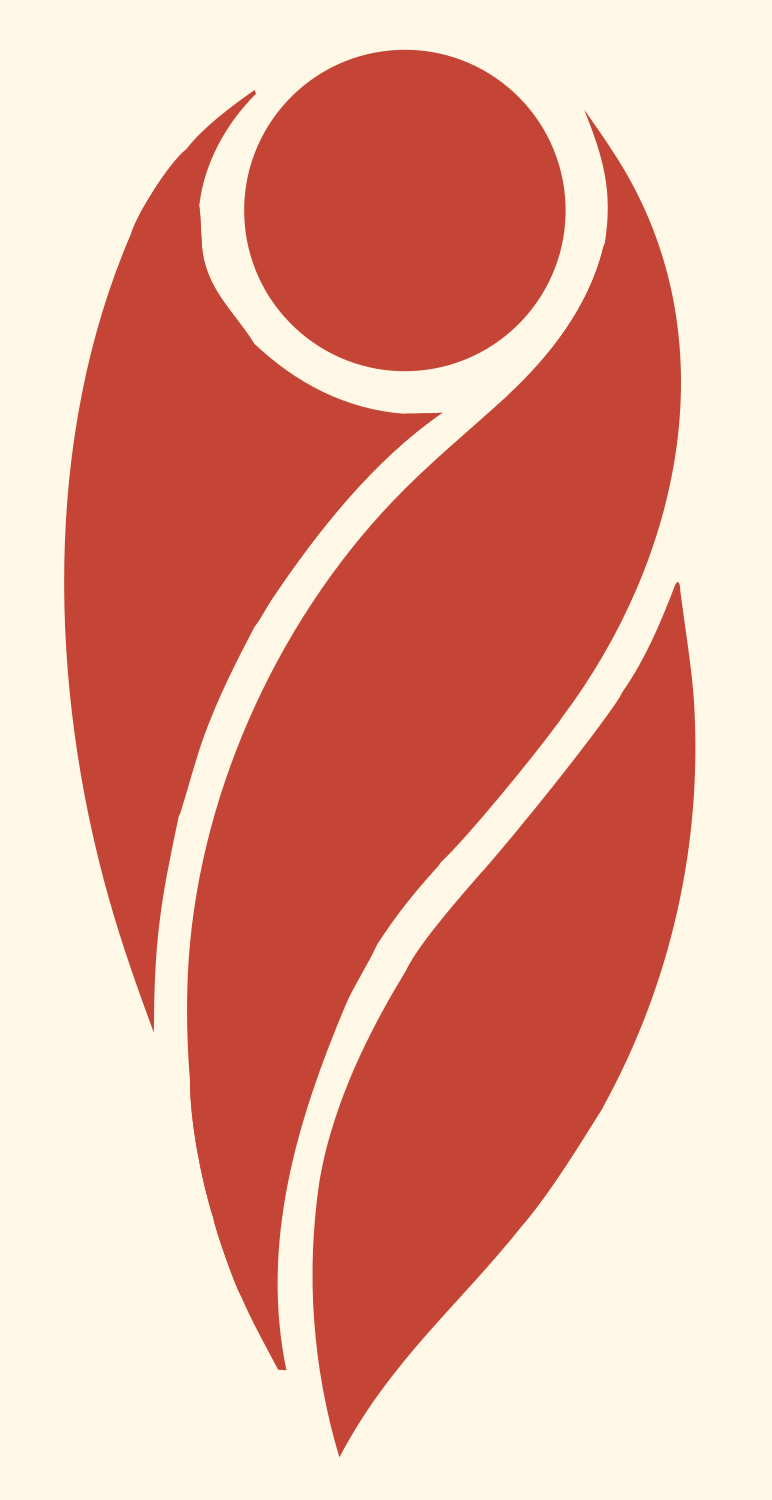 Volleyball Player Badge #fff8e7/#c44536